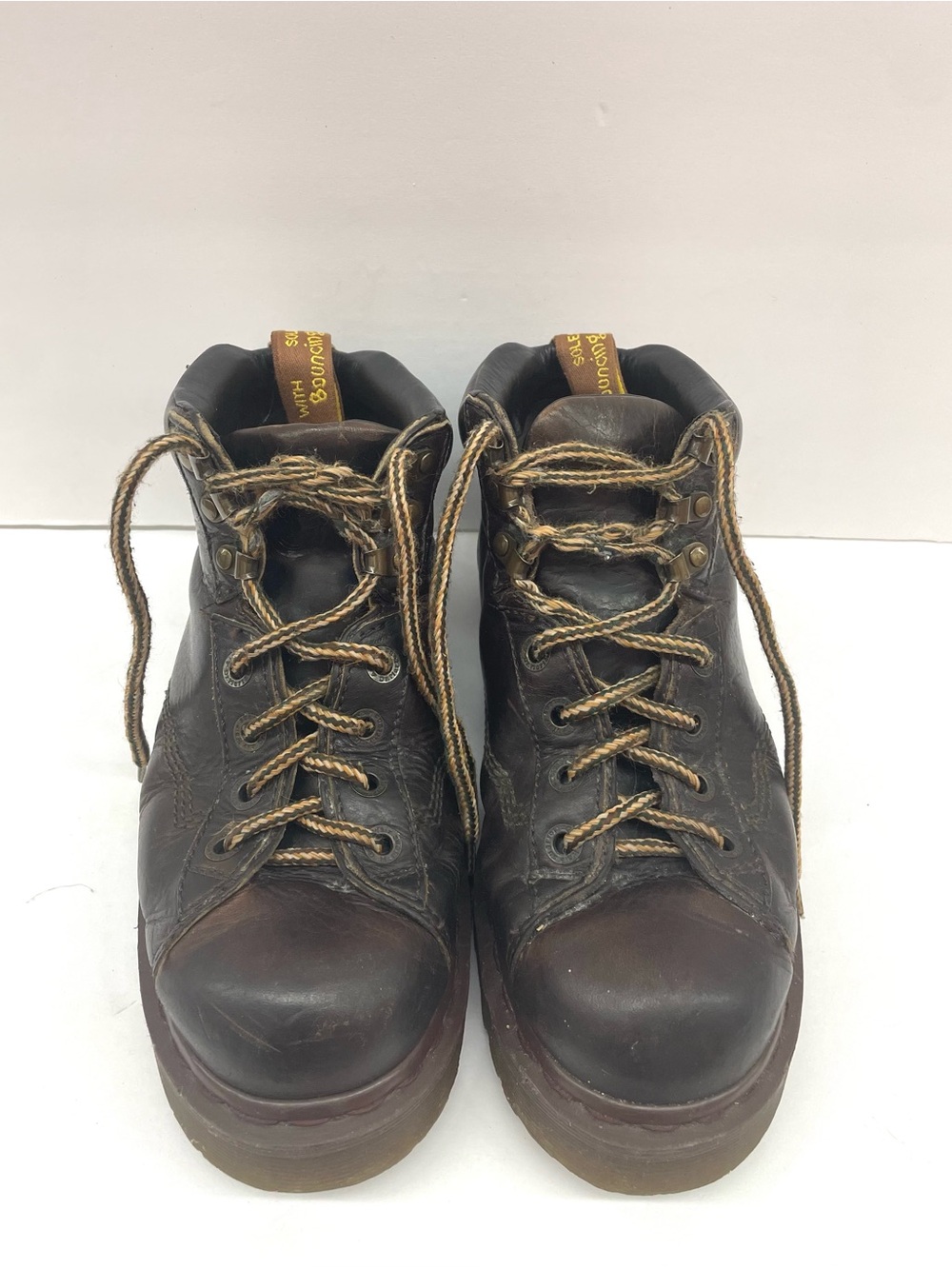 Vintage Dr.Martens Men's  Leather Lace-Up made in England  Boots